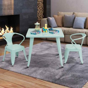 Children's table, Blue, 68.5 × 61 × 68.5 cm