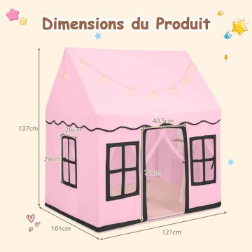 Children's play tent, 121 × 101 × 137 cm