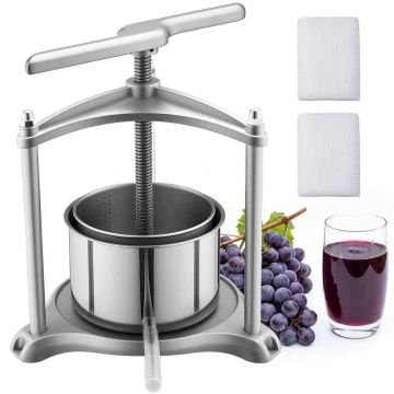 Fruit and wine press VEVOR SFP-3L-AL, 3 l, 340 × 375 × 340 mm