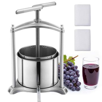Fruit and wine press VEVOR SFP-6L-AL, 6 l, 340 × 435 × 340 mm