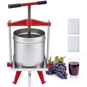 Fruit press VEVOR LD-BP1501, 15 l, 2 filter bags, 42 × 51 × 41 cm