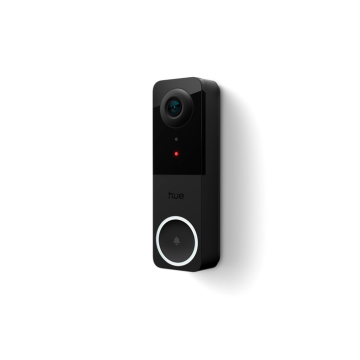 Vaizdo durų skambučio kamera Philips Hue Video Doorbell Camera, Juoda, 108 × 176 × 86 mm