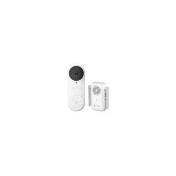 Vaizdo durų skambučio komplektas EZVIZ CSDB25MP, 5 MP, Wi‑Fi, Sidabrinė, 60 × 50 × 150 mm