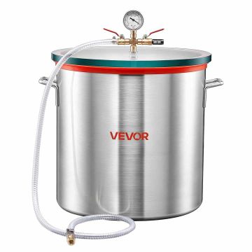 Вакуумная камера VEVOR T-15, Ø45 × 46 см
