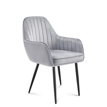 Dining chair Mark Adler Prince 6.0, Grey, 72 × 60 × 57 cm