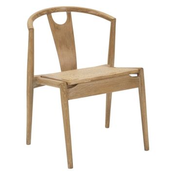 Valgomojo kėdės Japan, 2 vnt, Rudos, 56 × 76 × 53 cm