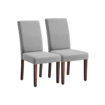 Valgomojo kėdės VASAGLE, 2 vnt, 58 × 100 × 48 cm