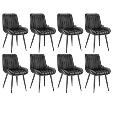 Dining chairs VEVOR DA2231, 8 pcs, 58 × 86 × 55 cm