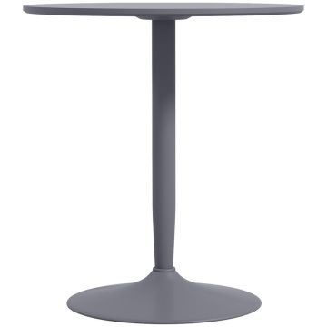 Dining table, 2-person, Grey, Ø70 × 75 cm