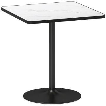 Dining table, 4-person, White, 70 × 70 × 76 cm