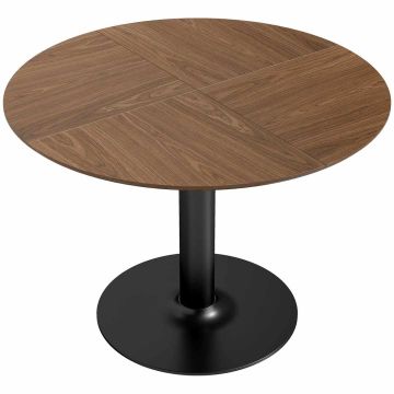 Dining table, round, Brown, Ø110 × 78 cm