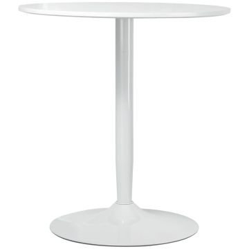 Valgomojo stalas Homcom 70x70x75cm., baltos spalvos