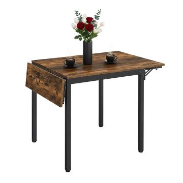 Valgomojo stalas Relaxdays, 2–4 vietos, 120 × 76 × 78 cm