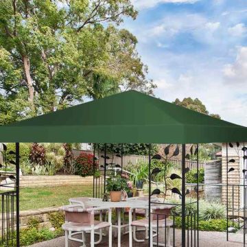 Waterproof garden pavilion roof 3x3 m, fastened with Velcro