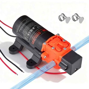 Water pressure pump VEVOR LSDP1-020-060-22, 12 V, diaphragm, 19 × 7 × 11 cm
