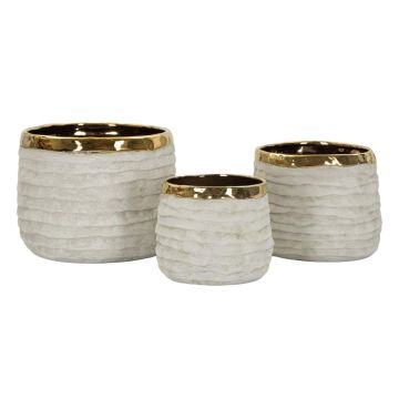Комплект кашпо LIMA TALL, 3 шт, Ø 23 × 17,5 см; Ø 18,5 × 15 см; Ø 15 × 12,5 см