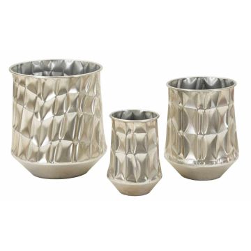 Vazų rinkinys, 3 vnt, Ø 35 × 38,5 cm; Ø 27,5 × 33 cm; Ø 18,5 × 26,5 cm