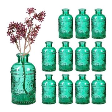 Набор ваз Relaxdays 10050578_53, 12 шт, 6 × 13 × 6 см