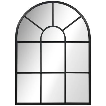 Зеркало Homcom 70x2x50см, черного цвета