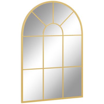 Зеркало Homcom 91x2x60см, золотого цвета