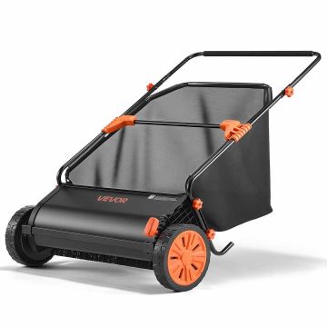 Lawn sweeper VEVOR S19-003A, 340 l collector, 98.5 × 127 × 47 cm