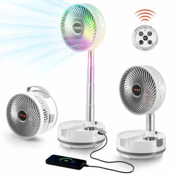 Fan VEVOR A10, 8 speeds, 200 × 200 × 580 mm