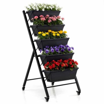 Vertikali sodinimo sistema, 5 pakopų, 5 moduliai, 58,42 × 68,58 × 116,84 cm