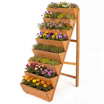 Vertikalus vazonas GT4656OR, 5 pakopos, Ruda, 60,5 × 150 × 53,5 cm