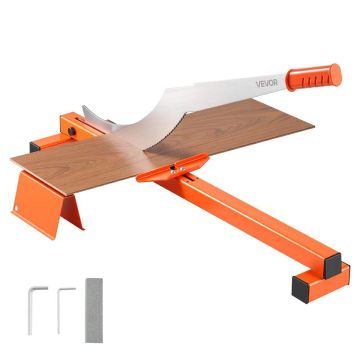 Vinyl floor cutter VEVOR FC1001, 10 mm cutting thickness, Black/orange, 85 × 25 × 14.5 cm