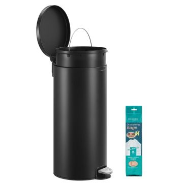 Virtuvės šiukšliadėžė SONGMICS, Su pedalu, 29,5 × 63 × 37,1 cm
