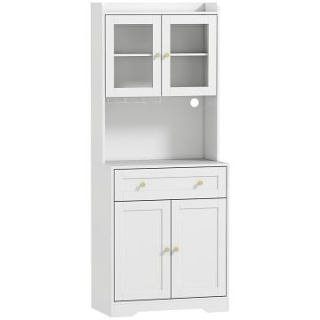 Kitchen cabinet, Coffee corner, White, 68 × 170 × 38 cm