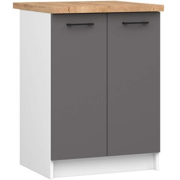 Кухонная столешница Oliwia S60, Коричневая, 60 × 3,2 × 60 см