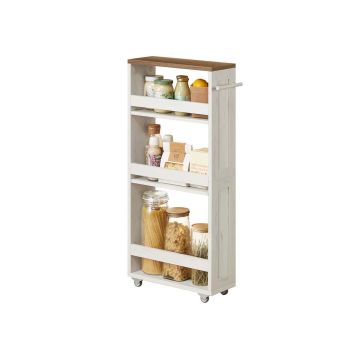 Virtuvės vežimėlis VASAGLE LRC050K01, 4 pakopų, 15 × 86,5 × 43,2 cm