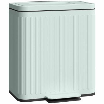 Kitchen waste bin, 2 × 20 l, 45.5 × 36.5 × 51 cm