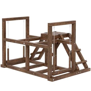 Chicken activity stand, 2 swings, 82 × 60 × 55 cm