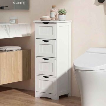 Bathroom cabinet, 3 or 4 drawers