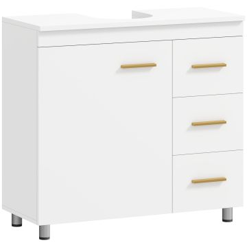 Bathroom cabinet under the washbasin, 3 drawers, 70 × 30 × 65 cm