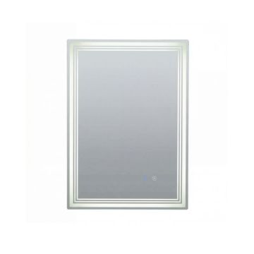 Зеркало для ванной комнаты, светодиодная подсветка с подогревом, 70 × 50 × 3 см