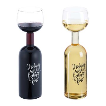 Vyno taurė Relaxdays 10047477.0, 750 ml, 29,5 × 8,5 × 8,5 cm
