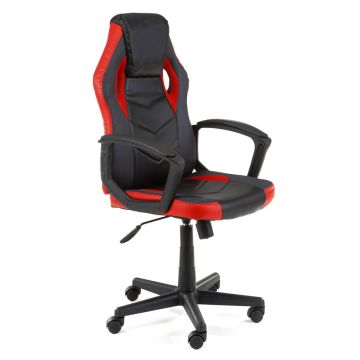 Gaming chair F4G FG-19, red/black, 60 × 103–113 × 65 cm