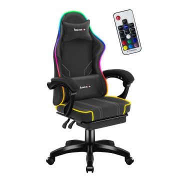 Игровое кресло Huzaro Force 3.7 RGB Black, 74 × 59 × 29 см