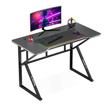 Žaidimų stalas Huzaro Hero 1.6 Juodos spalvos