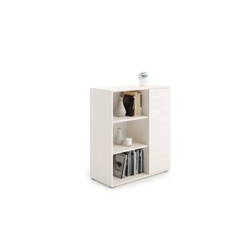 Дизайнерский шкаф из бетона Fondi 103,4x90x40 см, белый