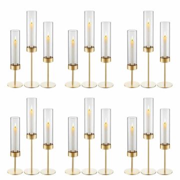Candlestick set VEVOR LJL-8022, 18 pcs, Ø100 × 355 mm