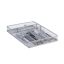 Stalo įrankių padėklas 5.2x29x41cm., sidabrinės spalvos