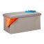 Sulankstomas suoliukas 37,5x76,5x38,5cm., pilkos spalvos
