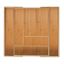 Stalo įrankių padėklas 5x33,5x44,5cm., šviesiai rudos spalvos