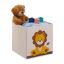 Коробка складная 33х33х33см., цвет кремовый/желтый/коричневый.
