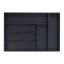 Stalo įrankių padėklas 5x43x30,5cm., juodos spalvos