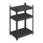 Sandėliavimo lentyna 90x60x40cm., juodos spalvos